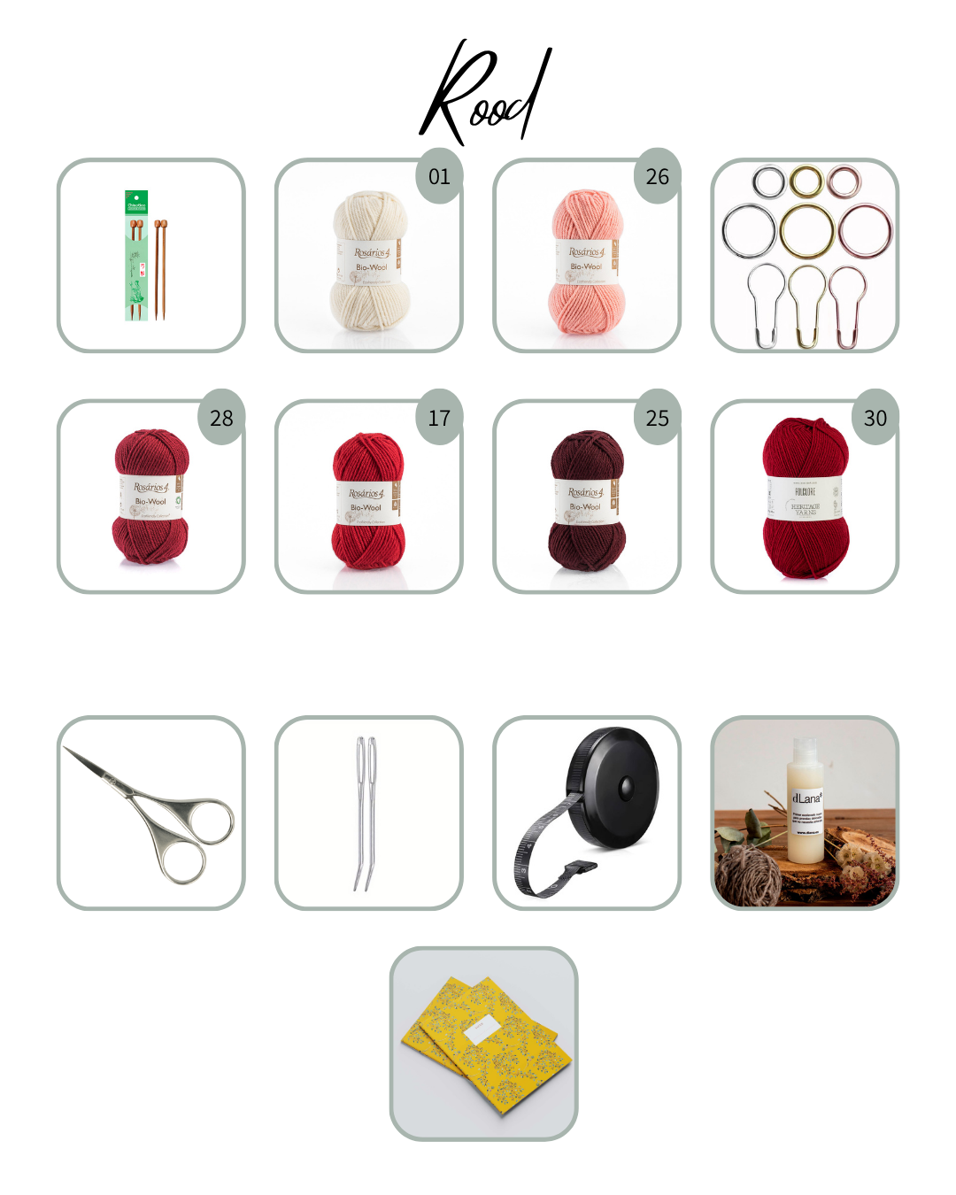 Beginners breipakket compleet Rood