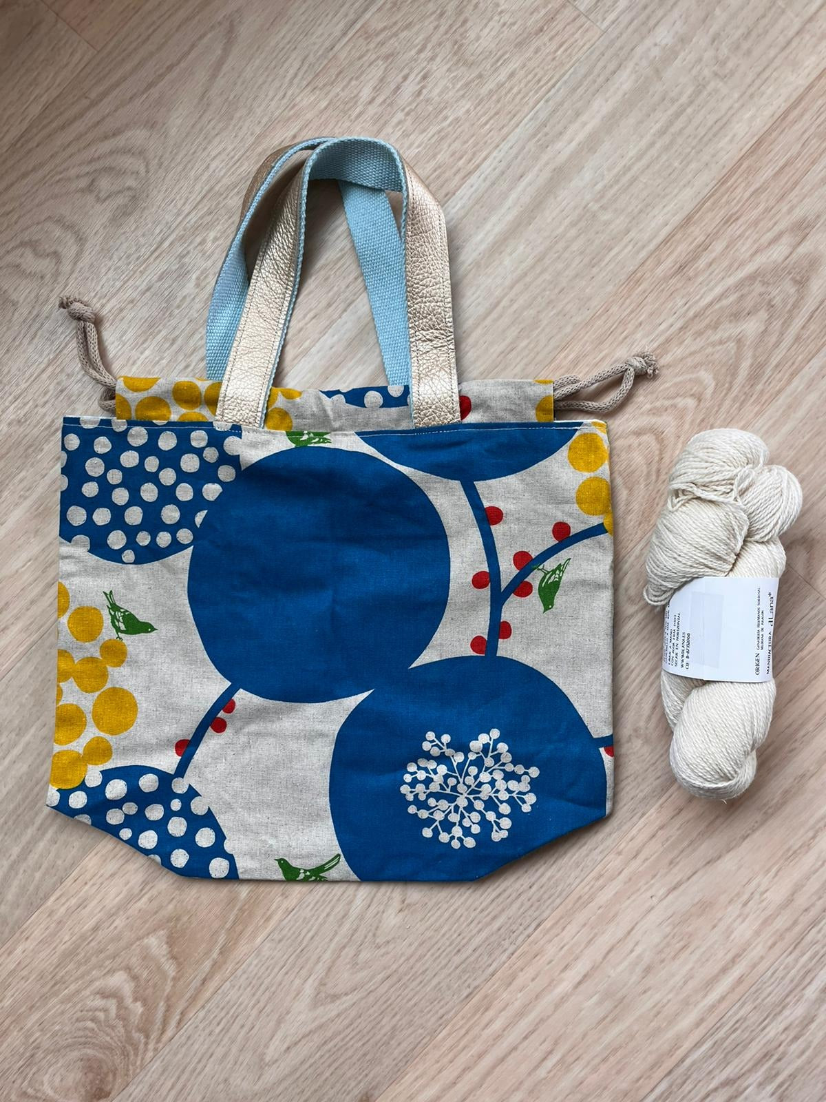 Handmade project bag black