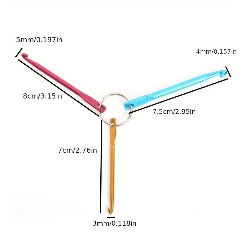 Keychain crochet hook set - 3