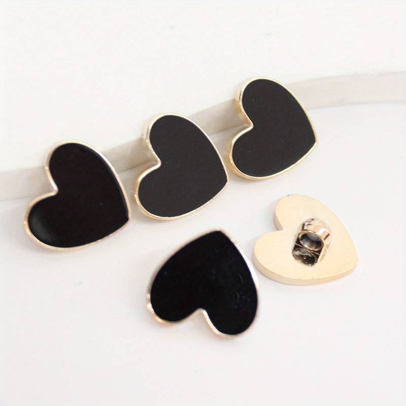 Knopen - hart - metaal - per 5