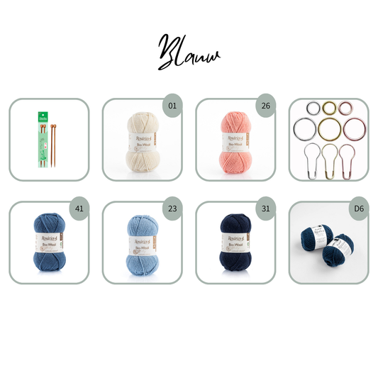 Beginners breipakket basis Blauw