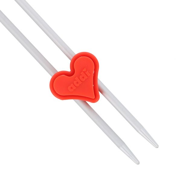 Addi Knitting needle stopper - heart