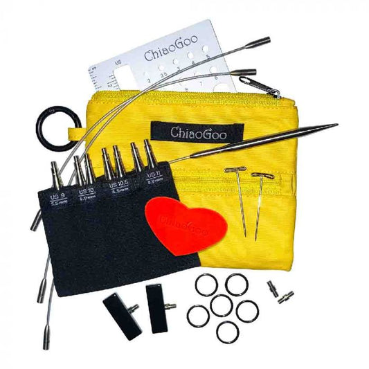 Chiaogoo Twist Lace Shorties Set Yellow 8 cm 5.50-8.00mm