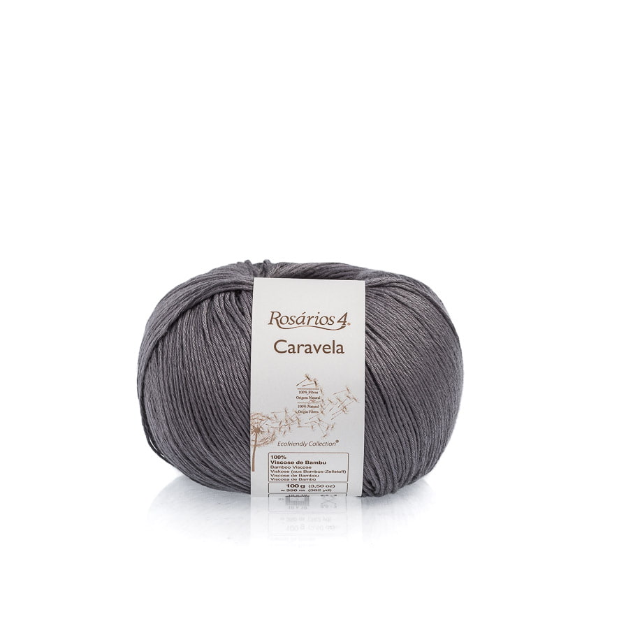 Crochet kit scarf Boa Vai Ela - bamboo