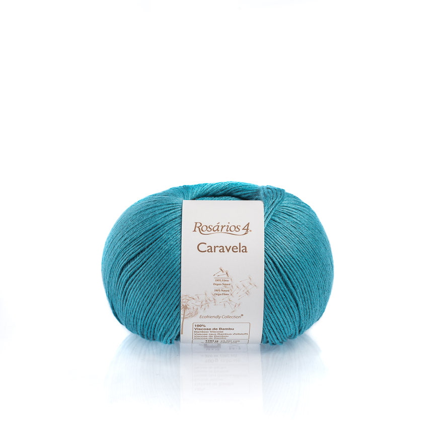 Crochet kit scarf Boa Vai Ela - bamboo