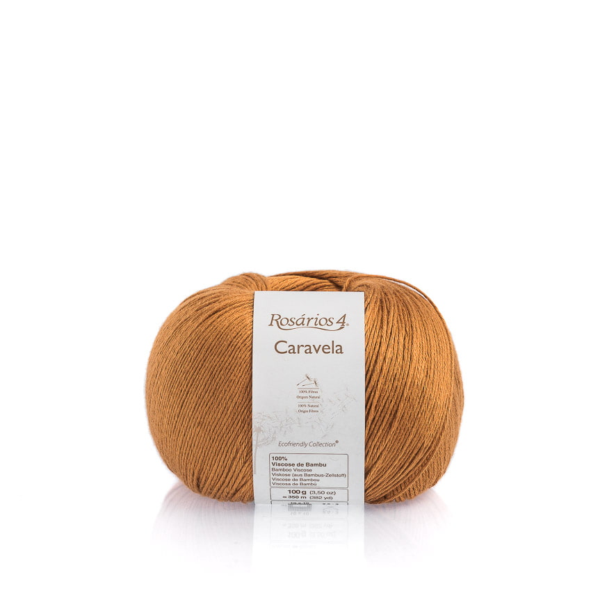 Crochet kit scarf Boa Vai Ela - bamboo