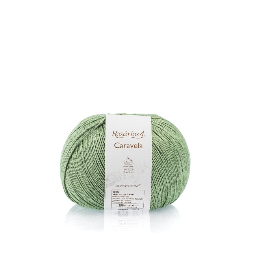 Crochet kit scarf Boa Vai Ela - bamboo