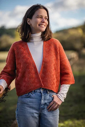 Sombra vest kit: wol + patroon