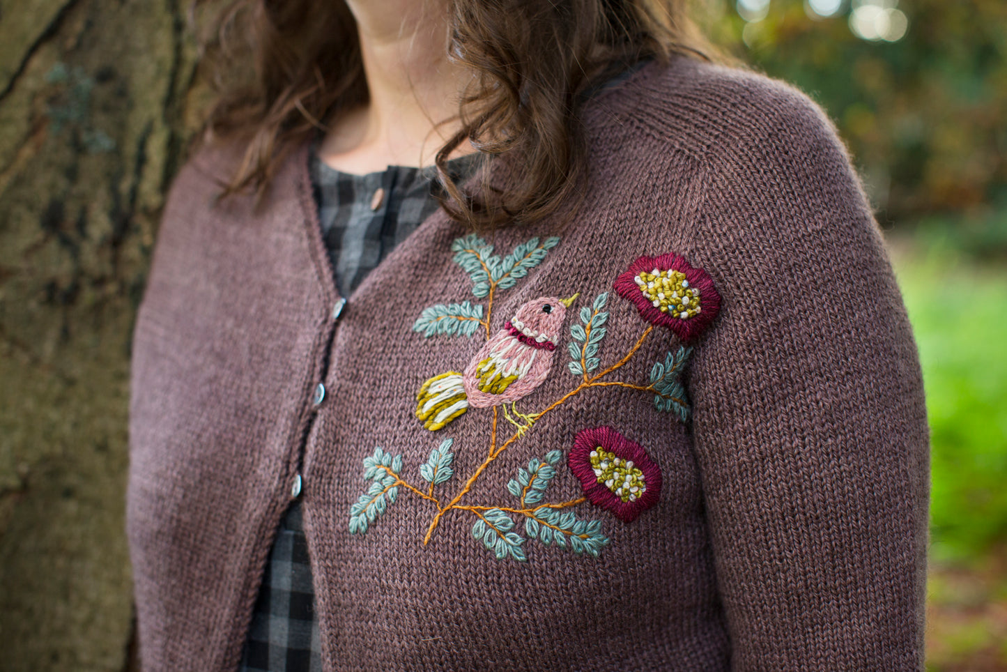 Laine  Embroidery on Knits by Judit Gummlich