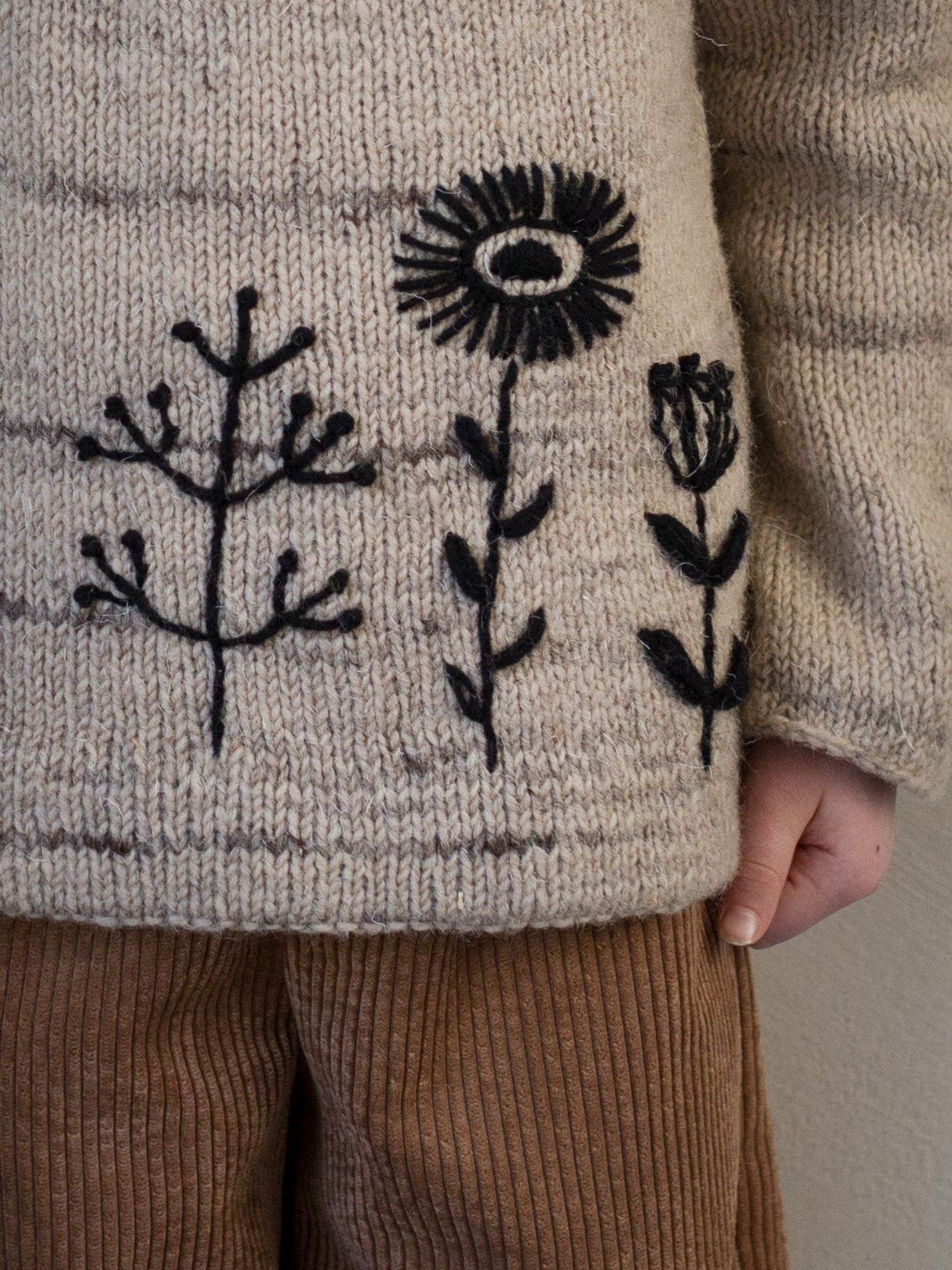 Laine  Embroidery on Knits by Judit Gummlich