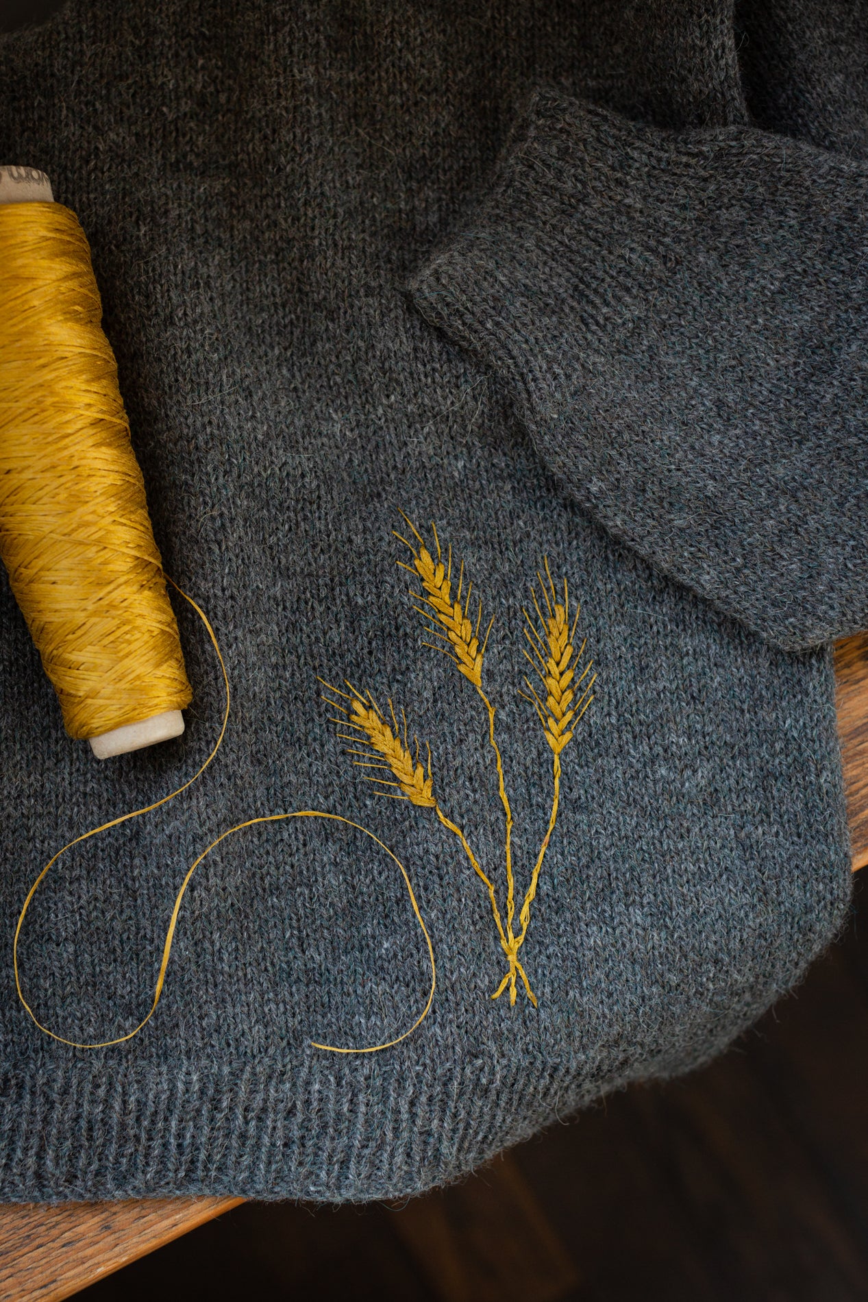 Laine  Embroidery on Knits by Judit Gummlich