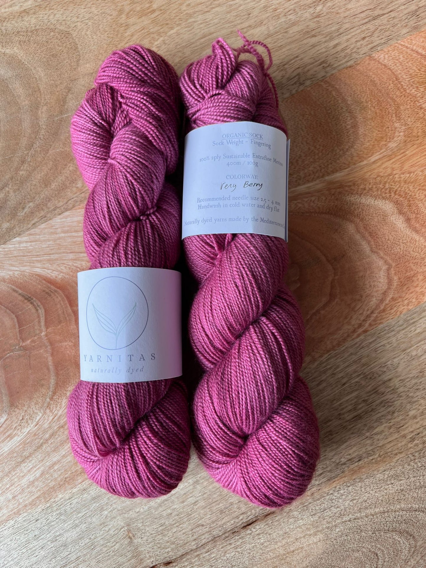 Yarnitas Organic Sock ~ handgeverfde sokkenwol