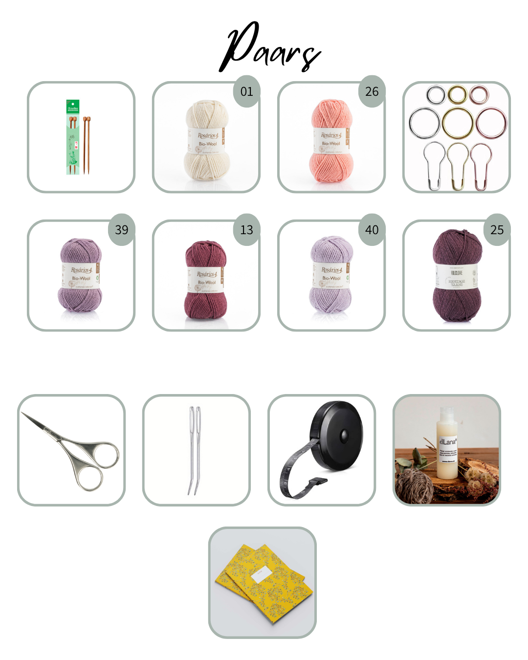 Beginners breipakket compleet Paars