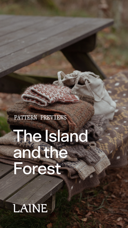 The Island and the Forest: A Knitted Correspondence