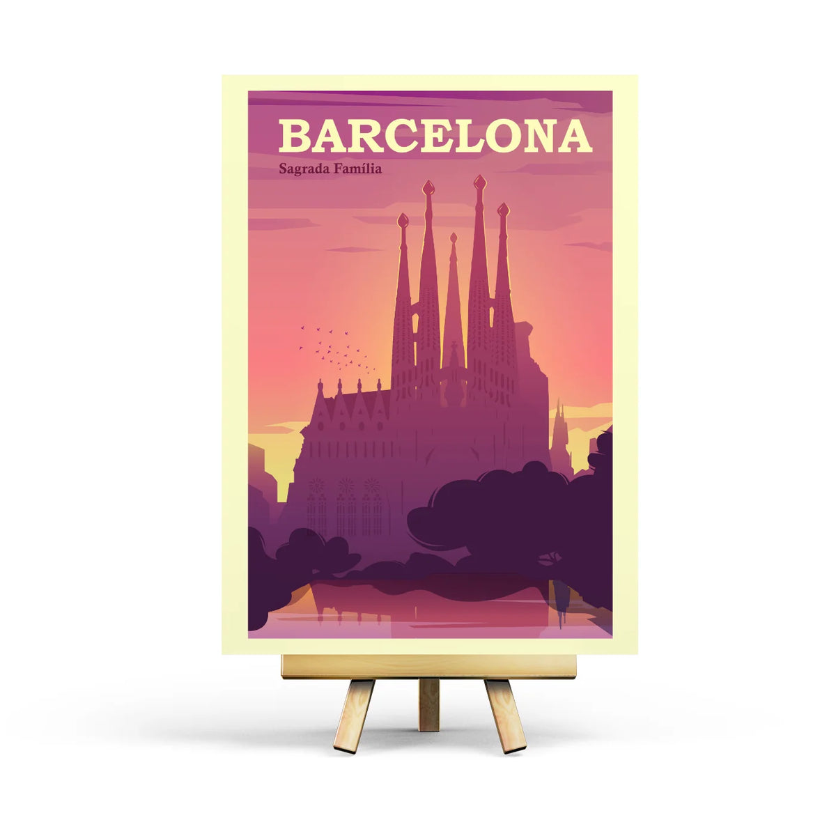 Penpaling Paula Barcelona Retro Kaart