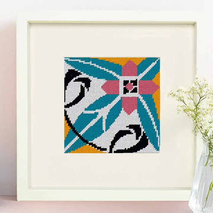 Unwind Studio Needlepoint kiMt emories from Porto ~ Portuguese Tiles