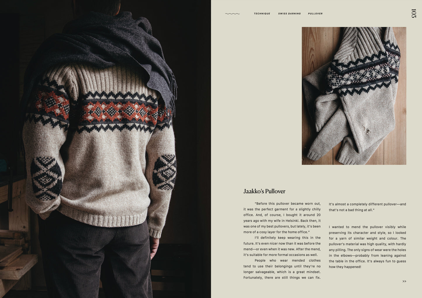 The art of knitwear repair