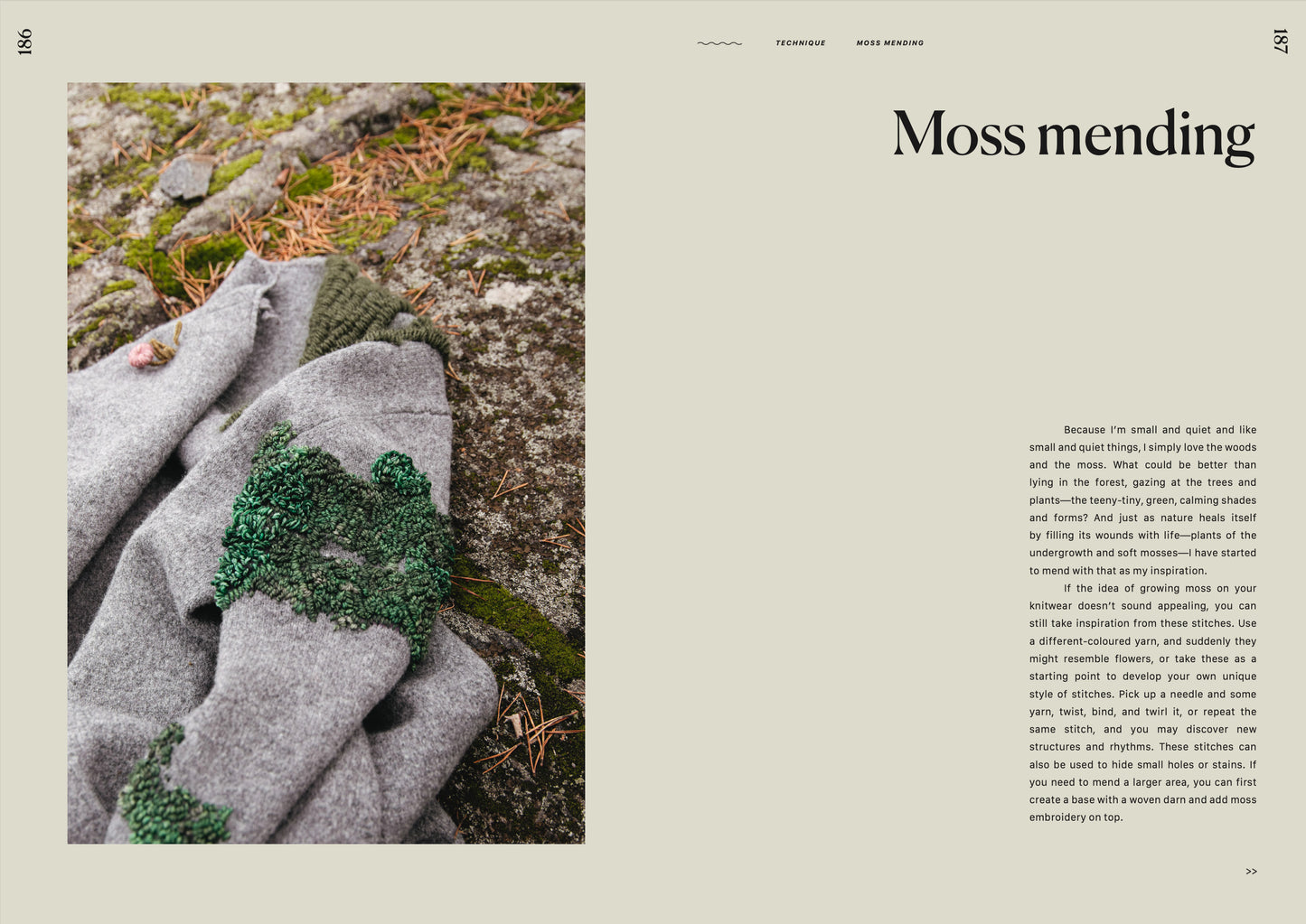 The art of knitwear repair