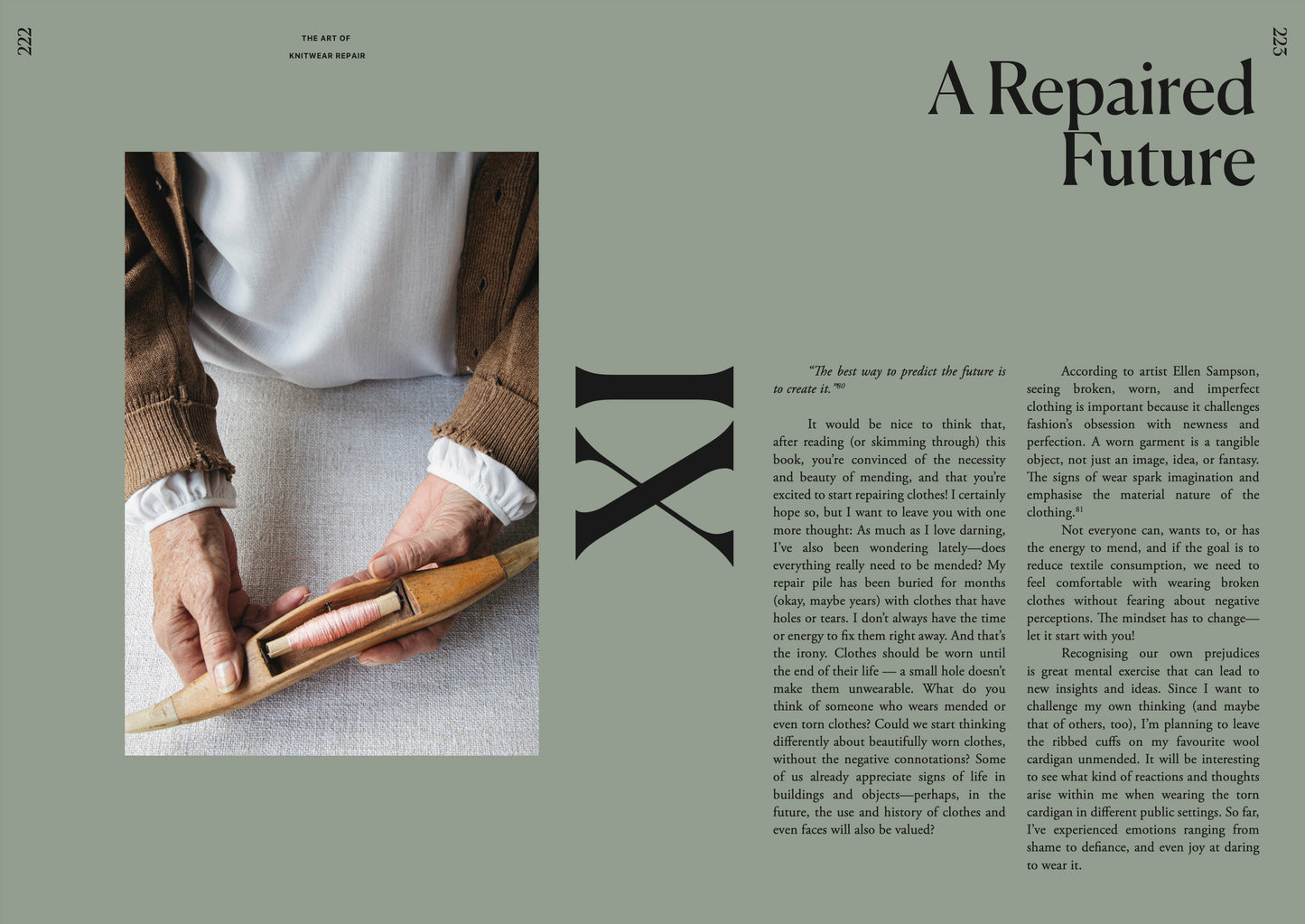 The art of knitwear repair