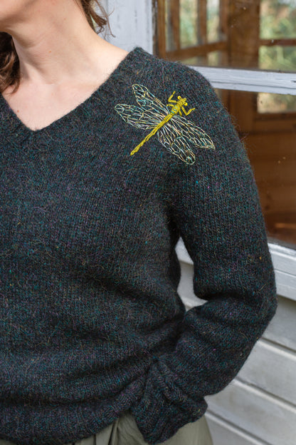 Laine  Embroidery on Knits by Judit Gummlich