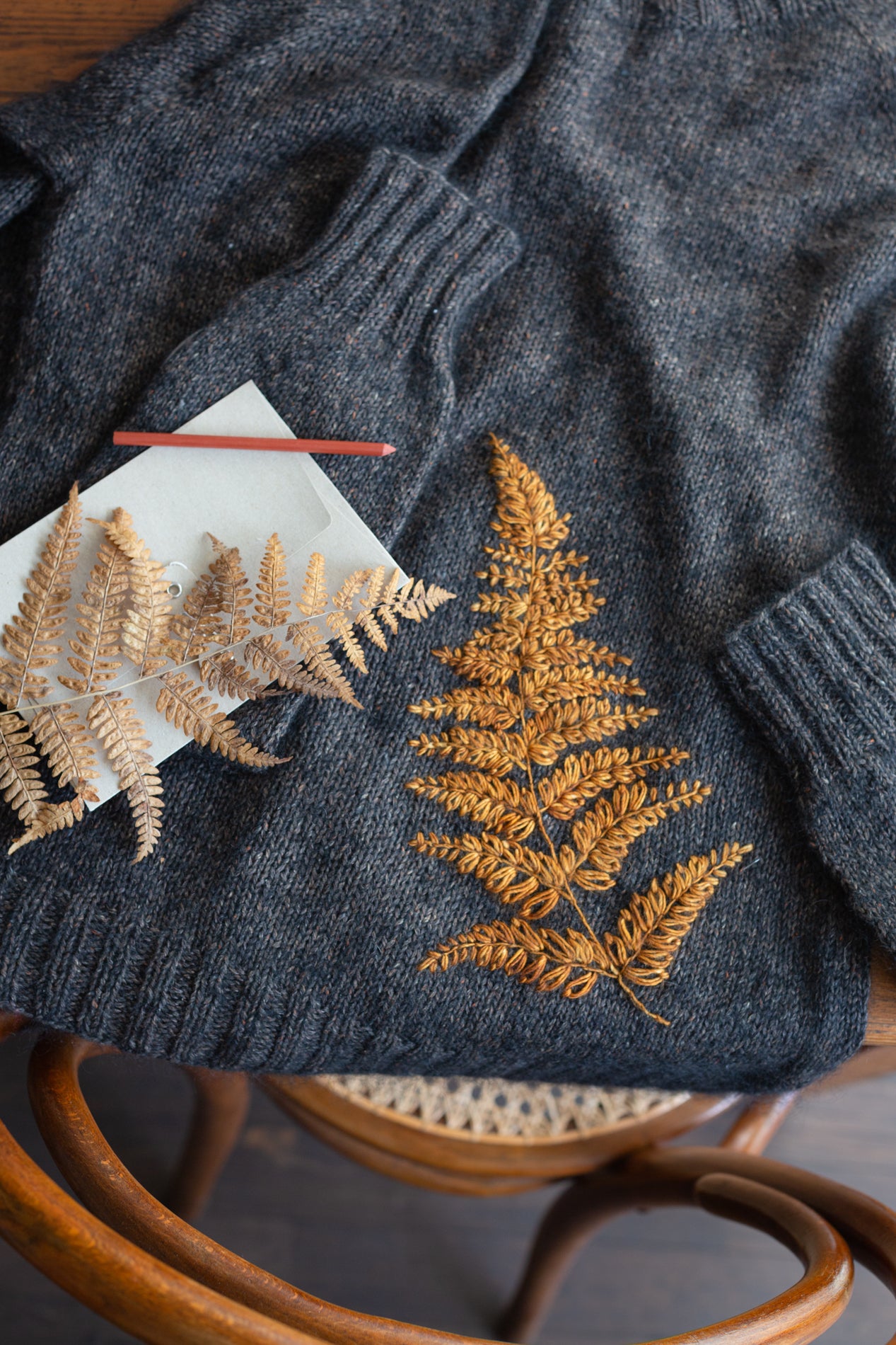 Laine  Embroidery on Knits by Judit Gummlich