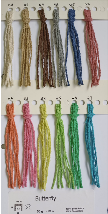 Crochet Kit Butterfly Silk Scarf