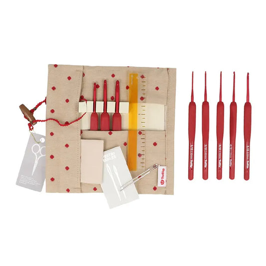 Tulip Etimo Red crochet hook set
