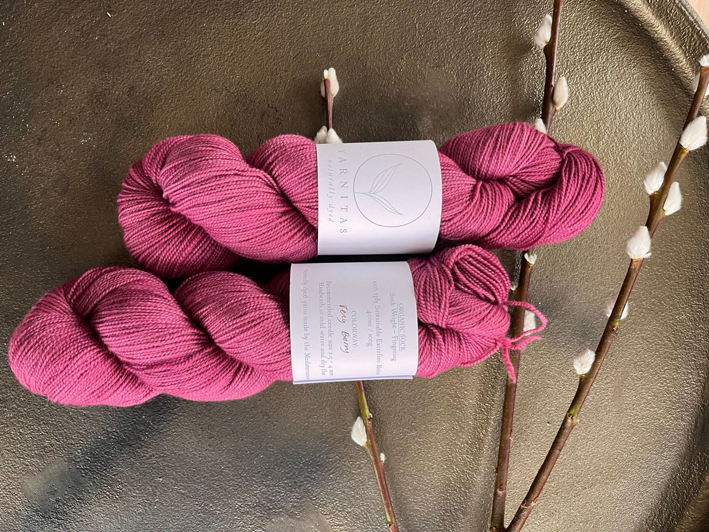 Yarnitas Organic Sock ~ hand-dyed sock wool