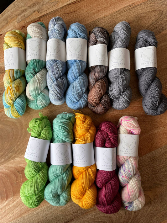 Yarnitas Organic Sock ~ handgeverfde sokkenwol