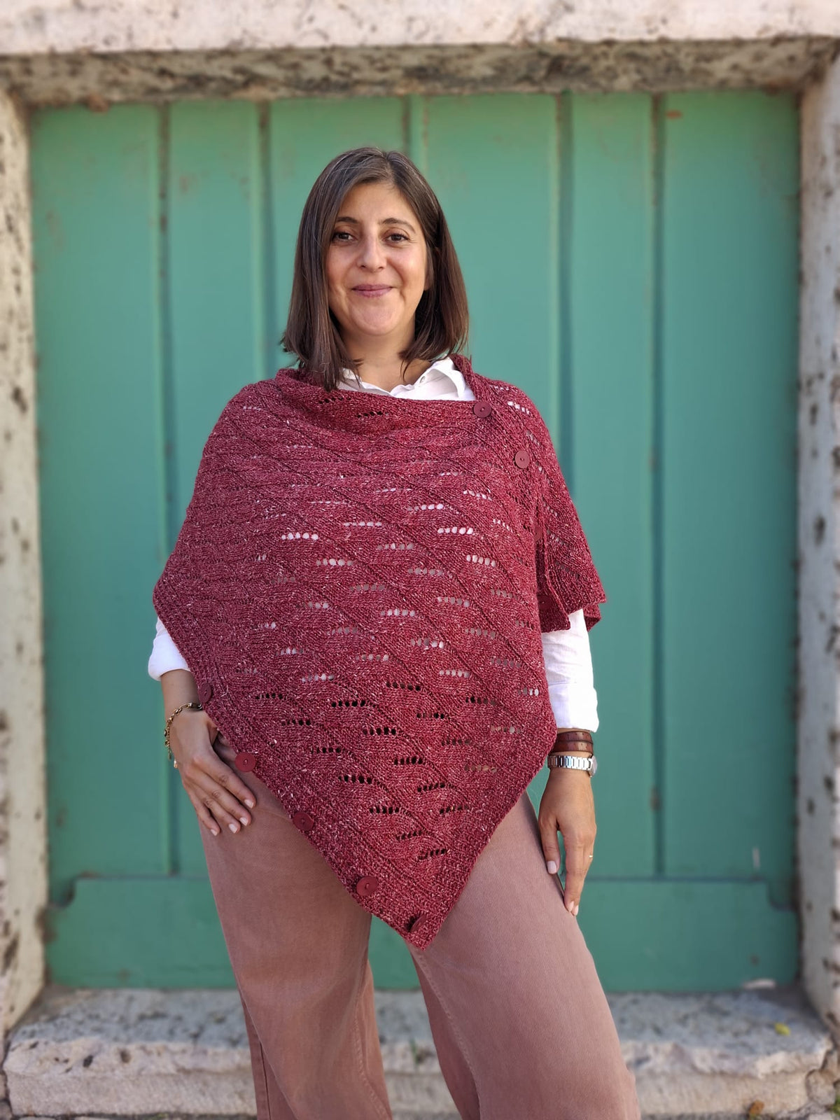 Multi functionele poncho Grenate