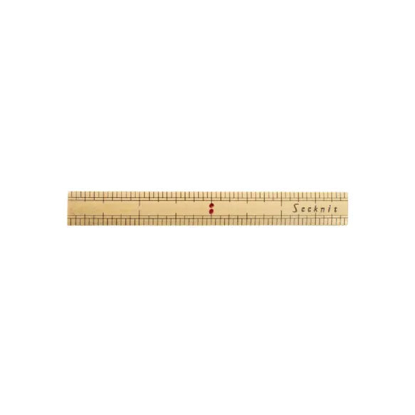Seeknit bamboo ruler