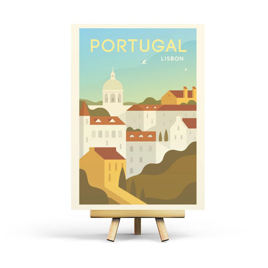 Penpaling Paula Portugal - Retro Kaart
