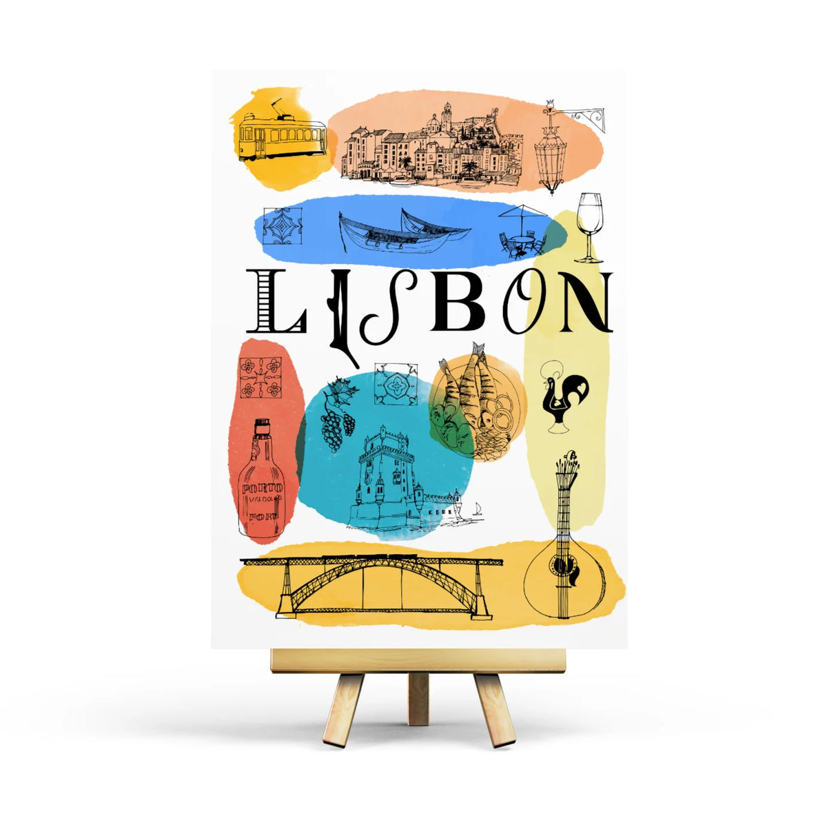 Penpaling Paula Lissabon Kaart