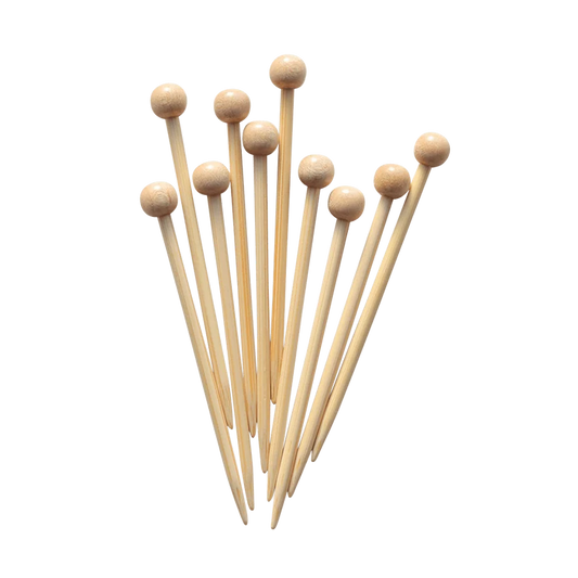 Seeknit Markeerpinnen bamboe 6.5cm - 1x10 st